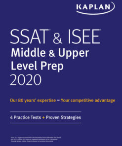 SSAT and ISEE Middle and Upper Level Prep 2020: 4 Practice Tests + Proven Strategies (2019)