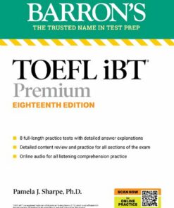 TOEFL iBT Premium with 8 Online Practice Tests + Online Audio