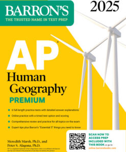 AP Human Geography Premium 2025: 6 Practice Tests + Comprehensive Review (2023)