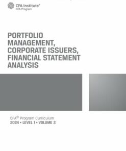 2024 CFA© Program Curriculum Level I Volume 2 Portfolio Management