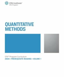 2024 CFA® Program Prerequisite Reading Volume 1: Quantitative Methods (2023)