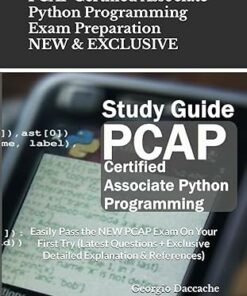 NEW and EXCLUSIVE PCAP Certified Associate Python Programming Exam Preparation (2023)